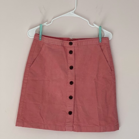 J.Crew Corduroy button-front mini skirt size 4 - Picture 2 of 11